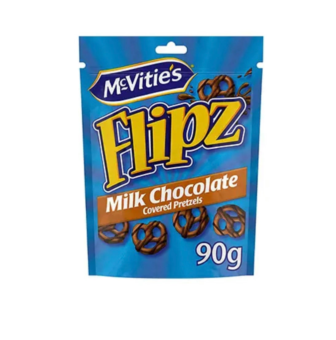 Mc Vities Flipz Milk Chocolate Pretzel 90g