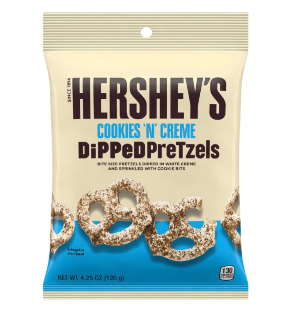 Hershey's Cookies n Creme Dipped Pretzels