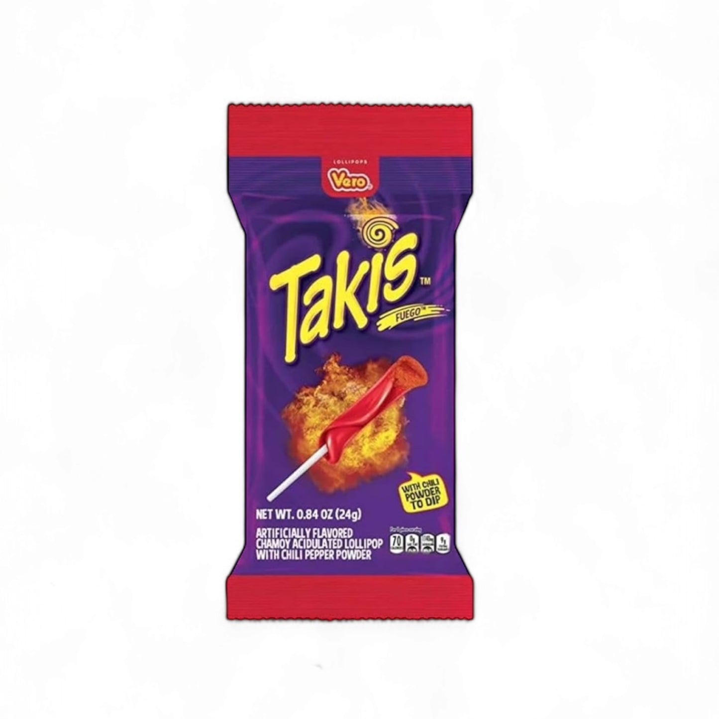 Takis Lollipop Paleta Fuego 24g